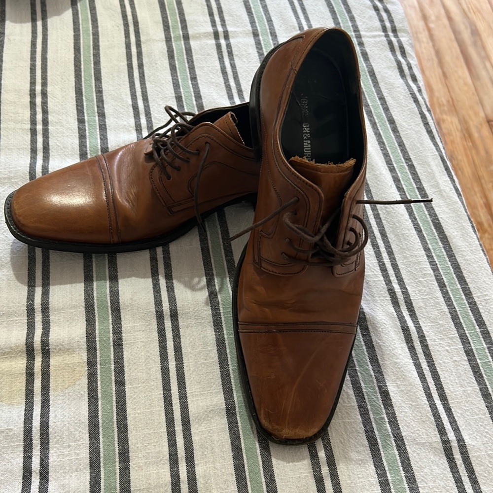 Johnston and Murphy Light Brown Dress Shoes